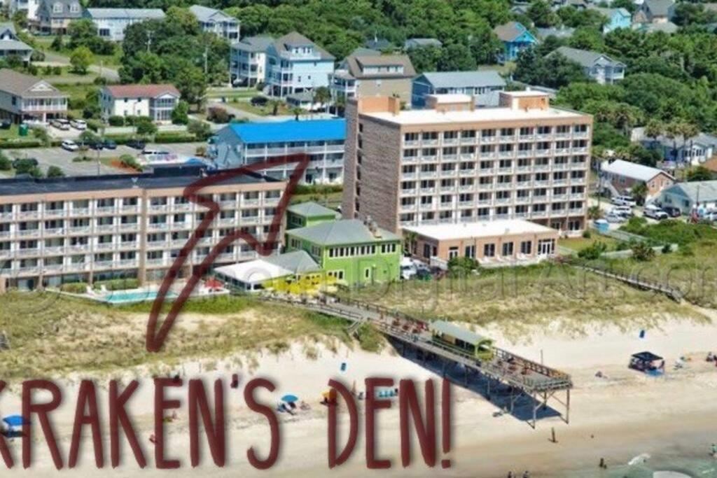 Kraken'S Den * Oceanview * Steps To Ocean * Pool Lägenhet Carolina Beach Exteriör bild